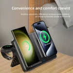 C30 15W 3 in 1 Magnetic Wireless Charger with Night Light, C30 - Image 6