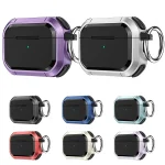 Armor TPU + PC Earbuds Box Protective Case with Metal Buckle, For AirPods Pro / Pro 2, For AirPods 3 - Image 2