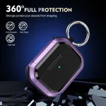 Armor TPU + PC Earbuds Box Protective Case with Metal Buckle, For AirPods Pro / Pro 2, For AirPods 3 - Image 5