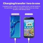 USB-C / Type-C to Micro USB Charging Data Cable, Length: 1m - Image 6