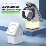 DUZZONA W20 4 in 1 15W Magnetic Wireless Charger Station - Image 2