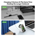 DUZZONA W20 4 in 1 15W Magnetic Wireless Charger Station - Image 3