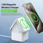 DUZZONA W20 4 in 1 15W Magnetic Wireless Charger Station - Image 4