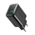 JOYROOM JR-TCF13 25W Dual Ports USB + Type-C Charger, EU Plug