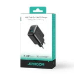 JOYROOM JR-TCF13 25W Dual Ports USB + Type-C Charger, EU Plug - Image 10