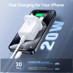 JOYROOM JR-TCF20 PD20W USB-C / Type-C Port Charger, UK Plug - Image 3