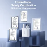 JOYROOM JR-TCF20 PD20W USB-C / Type-C Port Charger, UK Plug - Image 8