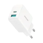 JOYROOM JR-TCF21 20W Dual Ports USB + Type-C Charger, EU Plug, UK Plug