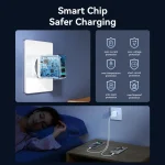 JOYROOM JR-TCF21 20W Dual Ports USB + Type-C Charger, EU Plug, UK Plug - Image 6