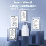 JOYROOM JR-TCF21 20W Dual Ports USB + Type-C Charger, EU Plug, UK Plug - Image 8