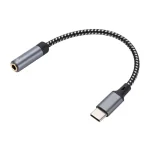 13cm AUX 3.5mm Female to Type-C Cable Audio Cable, 3.5mm Female to Type-C Audio Cable