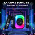 ONIKUMA L7 5W Karaoke Bluetooth Speaker with 2 Microphones - Image 2