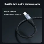 NILLKIN PD3.0 100W/27W USB-C / Type-C to USB-C / Type-C + 8 Pin Dual Power Fast Charging Data Cable, Length: 1.5m - Image 10