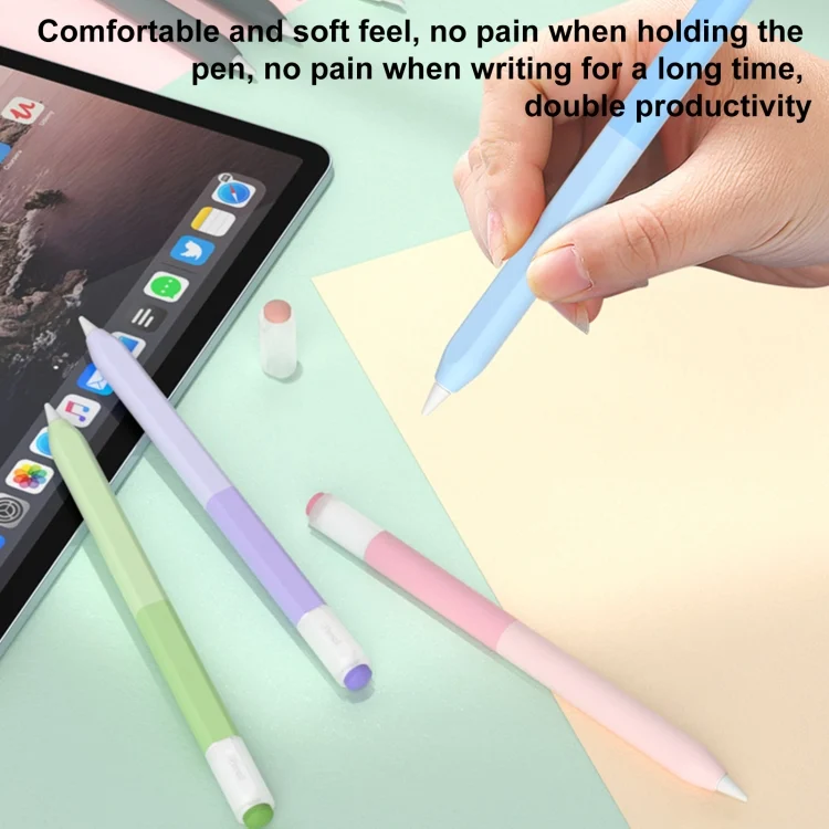 EDA0068126_B5.webp Gradient Silicone Stylus Protective Case, For Apple Pencil USB-C - Image 6
