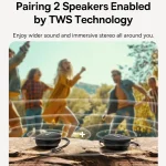 Baseus AeQur 35 Pro Air IPX5 Waterproof Outdoor Portable Bluetooth Speaker, 35 Pro Air - Image 9