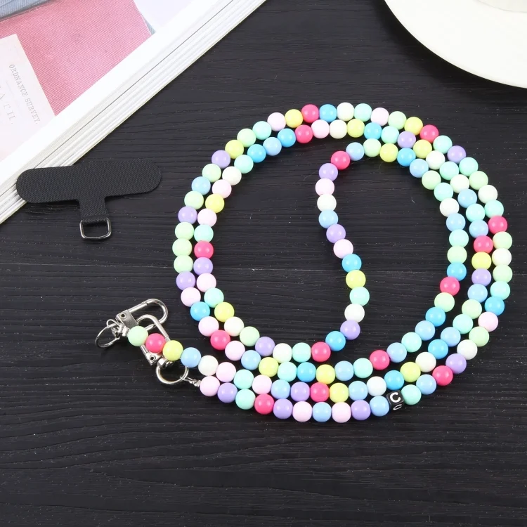 EDA0068605_1.webp Mobile Phone Anti-lost Dazzling Crossbody Colorful Long Bead Chain - Image 3