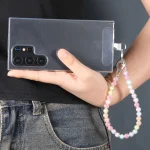 Mobile Phone Anti-lost Dazzling Clear Colorful Short Bead Chain - Image 2