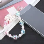 Mobile Phone Anti-lost Dazzling Colorful Bowknot Short Bead Chain - Image 4