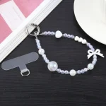 Mobile Phone Anti-lost Dazzling Colorful Pearls Short Bead Chain - Image 3