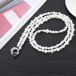 Shell Bead Long Chain Phone Anti-lost Neck Crossbody Lanyard, Shell