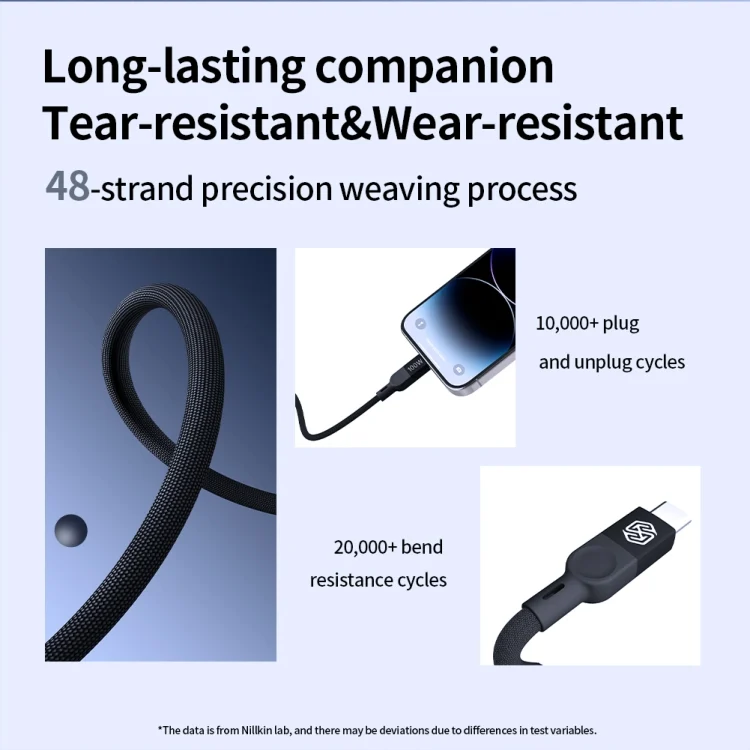 EDA006865101A_2.webp NILLKIN 100W USB-C/Type-C to USB-C/Type-C Small Magnetic Coil Fast Charging Data Cable, Length: 1m - Image 3