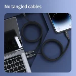 NILLKIN 100W USB-C/Type-C to USB-C/Type-C Small Magnetic Coil Fast Charging Data Cable, Length: 1m - Image 4
