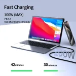 NILLKIN 100W USB-C/Type-C to USB-C/Type-C Small Magnetic Coil Fast Charging Data Cable, Length: 1m - Image 6
