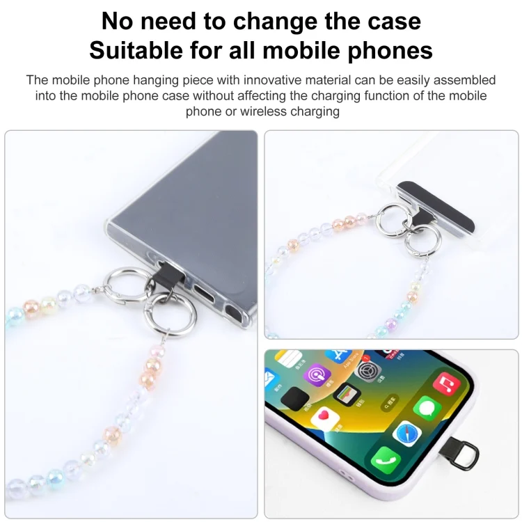 EDA006867701A_1.webp Simple Colorful Beads Chain Anti-lost Short Lanyard - Image 3