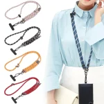 Twill Weave Adjustable Mobile Phone Anti-lost Long Lanyard - Image 2