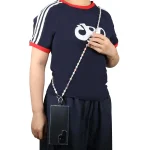 Simple Oval Shape Multicolor Long Bead Chain Phone Anti-lost Neck Crossbody Lanyard - Image 2