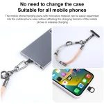 8mm Color Match Adjustable Mobile Phone Anti-lost Short Lanyard - Image 2