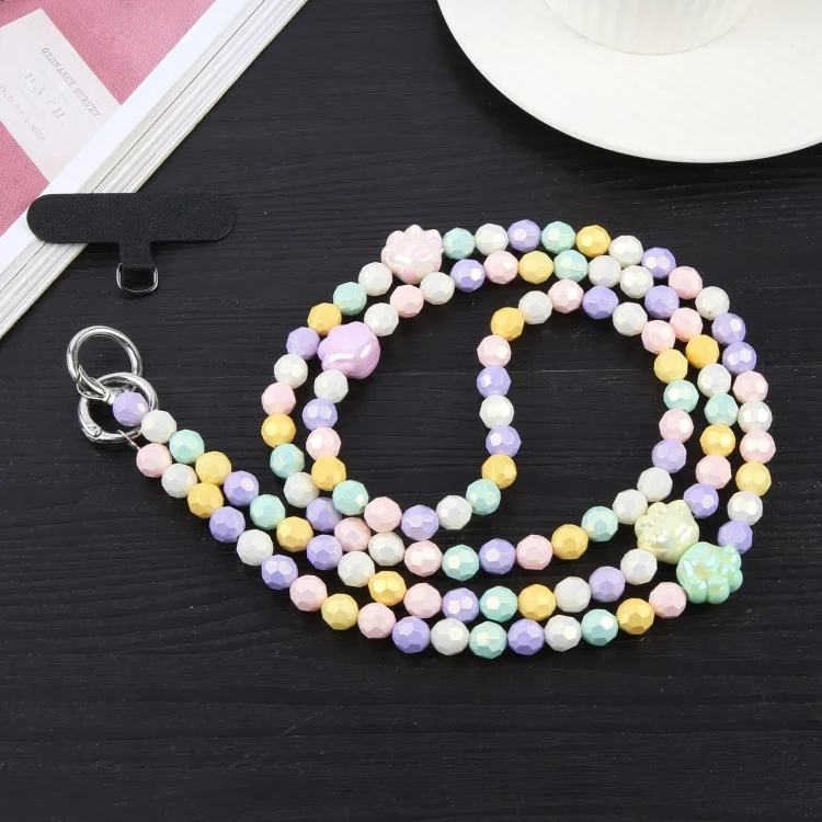 EDA0068857_3.webp Mobile Phone Anti-lost Diamond Colored Bead Long Chain - Image 4