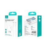 USAMS CC228 20W Fast Charging Charger Set, USB-C / Type-C to USB-C / Type-C, USB-C / Type-C to 8 Pin - Image 5