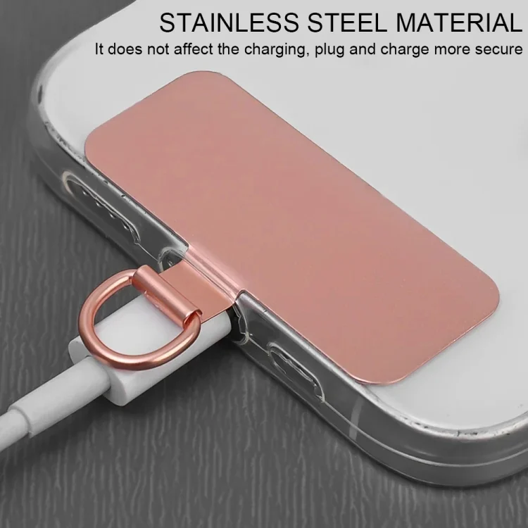 EDA0069040_B3.webp Rectangle Metal Mobile Phone Lanyard Fixing Gasket - Image 4