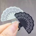 Fan-shaped Metal Mobile Phone Lanyard Fixing Gasket - Image 4