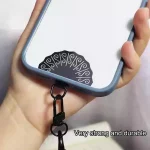 Fan-shaped Metal Mobile Phone Lanyard Fixing Gasket - Image 5