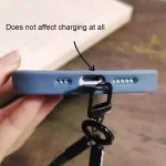 Fan-shaped Metal Mobile Phone Lanyard Fixing Gasket - Image 6