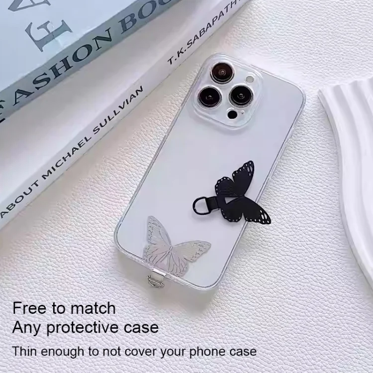 EDA0069053_B3.webp Butterfly Metal Mobile Phone Lanyard Fixing Gasket - Image 4