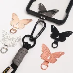 Butterfly Metal Mobile Phone Lanyard Fixing Gasket - Image 5