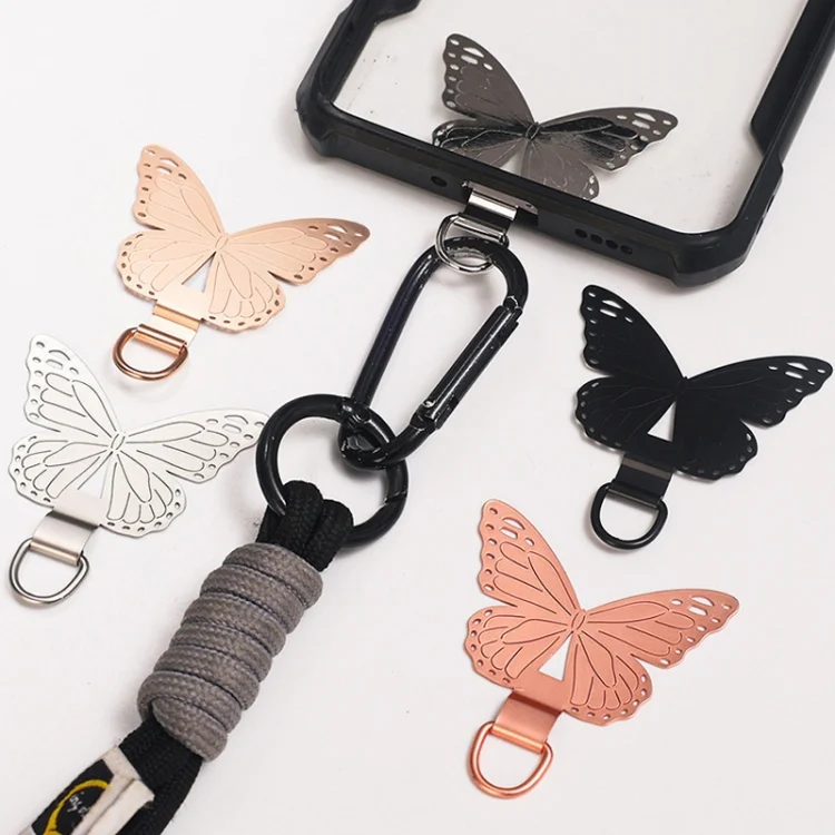 EDA0069053_B4.webp Butterfly Metal Mobile Phone Lanyard Fixing Gasket - Image 5