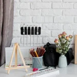 2pcs / Pack Acrylic Data Cable Storage Rack Charging Cable Storage Hook - Image 6