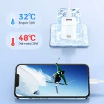 REMAX RP-U26 33W USB+USB-C / Type-C GaN Fast Charging Charger, EU Plug, UK Plug - Image 3