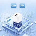 REMAX RP-U26 33W USB+USB-C / Type-C GaN Fast Charging Charger, EU Plug, UK Plug - Image 5