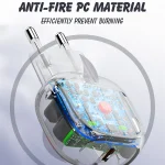 LDNIO A1206C PD27W USB-C / Type-C Fast Charger with 1m Type-C Cable, EU Plug - Image 6