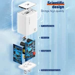 LDNIO A1508C PD30W USB-C / Type-C Fast Charger with 1m 8 Pin Cable - Image 6