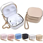 Litchi Texture Earbuds Box Leather Protective Case with Metal Bracelet, For Samsung Galaxy Buds2 / 2 Pro / Pro - Image 2