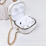Litchi Texture Earbuds Box Leather Protective Case with Metal Bracelet, For Samsung Galaxy Buds2 / 2 Pro / Pro - Image 3