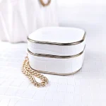 Crocodile Texture Earbuds Box Leather Protective Case with Metal Bracelet, For Samsung Galaxy Buds2 / 2 Pro