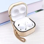 Crocodile Texture Earbuds Box Leather Protective Case with Metal Bracelet, For Samsung Galaxy Buds2 / 2 Pro - Image 3
