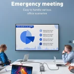 LDNIO Q408 100W GaN USB+3 USB-C / Type-C Interface Charger with 1m 100W USB-C / Type-C to USB-C / Type-C Data Cable, EU Plug, UK Plug, US Plug - Image 9